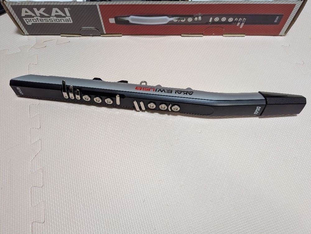 AKAI EWI USB Wind Controller MIDI Synth Tested Working w/ Strap