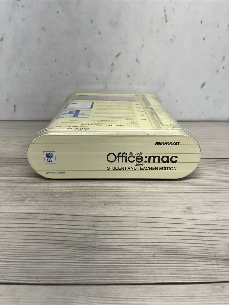 Office: Mac Student And Teacher Edition, 2004. New! Microsoft