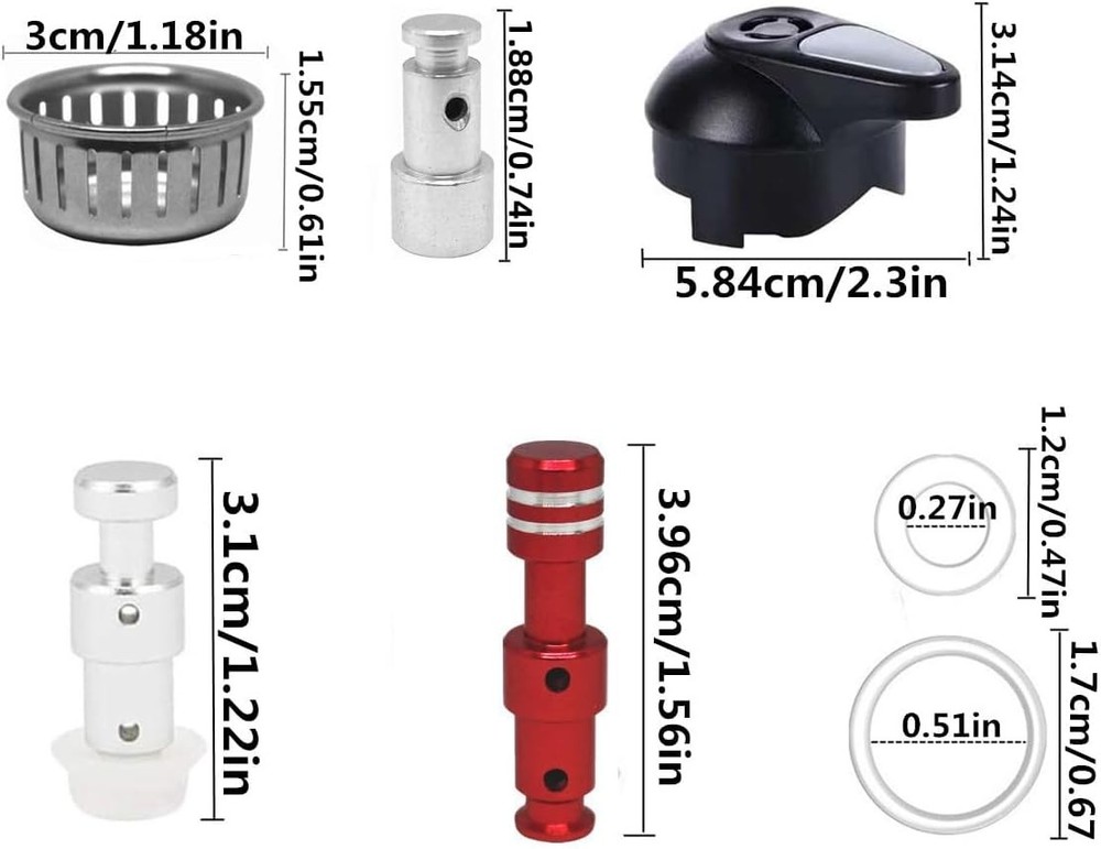 Generic Replacement Parts Steam Release Handle,Float Valve,Anti-Block Shield and