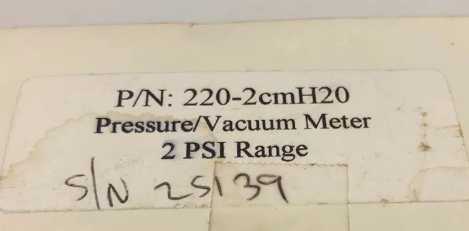 NETECH DIGIMANO PRESSURE / VACUUM METER 220-2CMH20