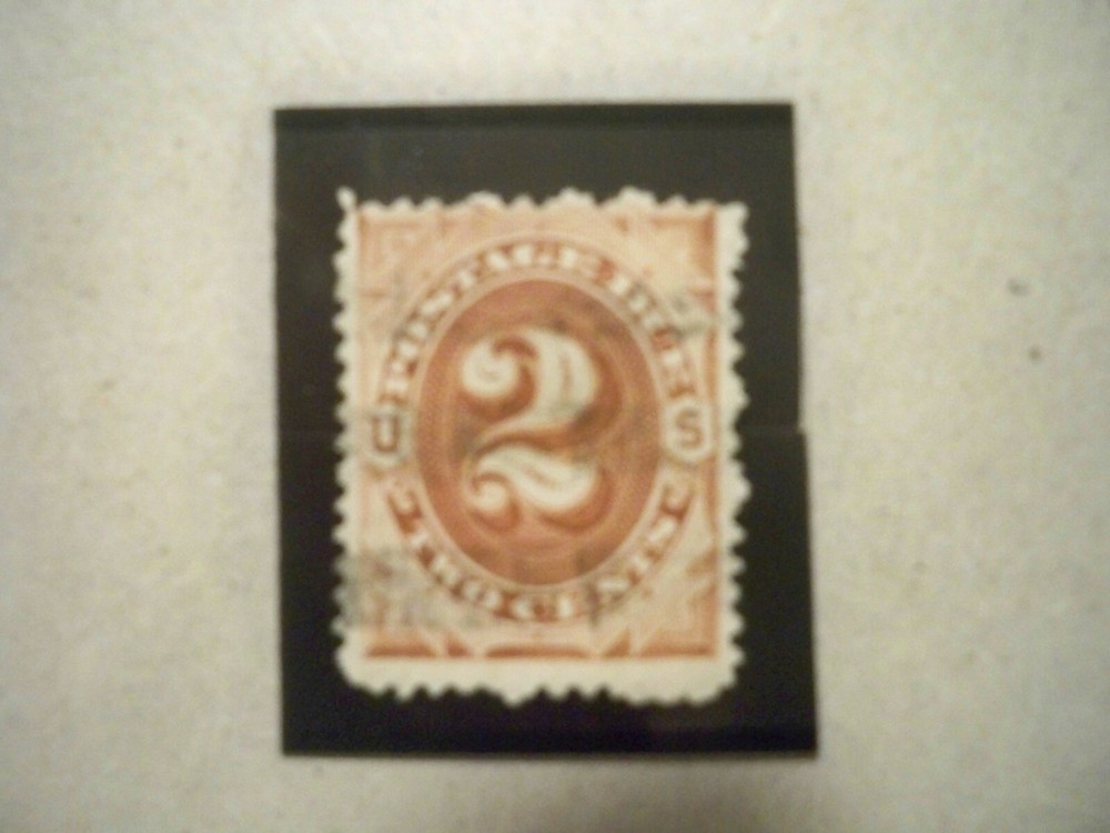 USA Used, 1884 issue, 2 Cent Postage Due, Red Brown,