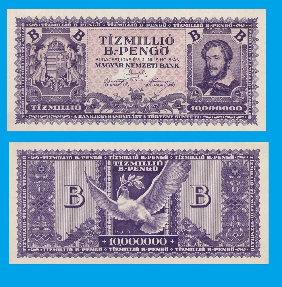 Hungary 10 000 000 B Pengo 1946 ---- Copy