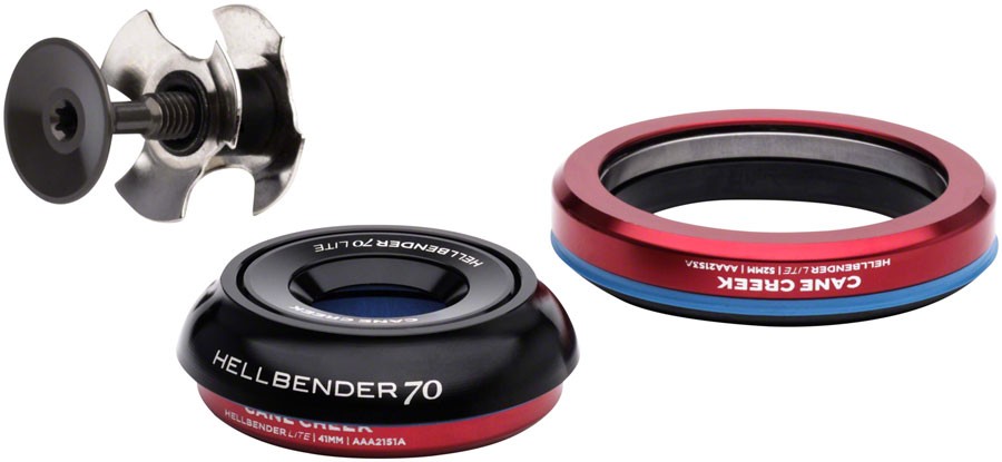 Cane Creek Hellbender 70 Lite Headset IS41/IS52 Carbon-Friendly Lightweight