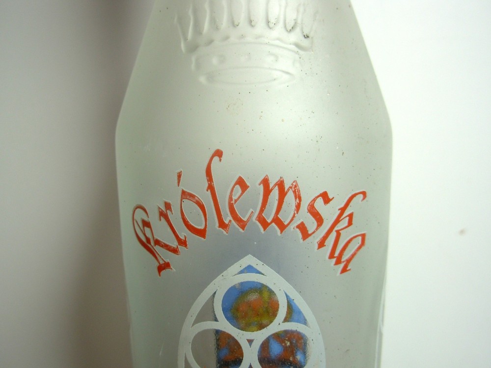 Królewksa Polish Vodka Bottle (EMPTY)