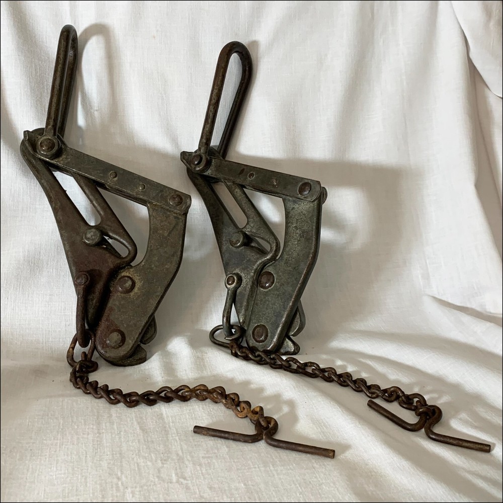 Klein 1659-5AT Vintage Cable Pullers 5000 MAX .37-.20, pair