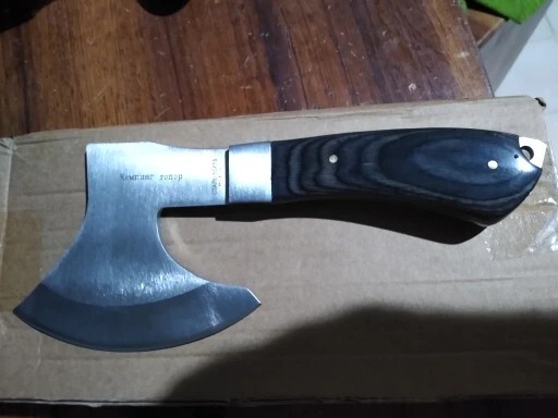 Full Tang Sharp Axe Kitchen Bone knife Camping Survival Axe Knife Stainless Stee