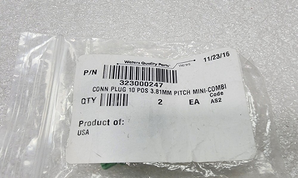Waters 323000247 Connector Plug, 10-position