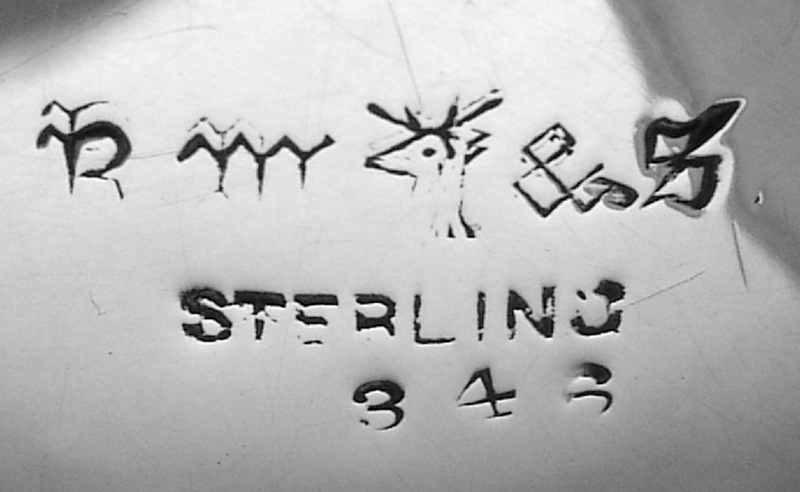Figural Candlesticks Pair Wallace Sterling Silver 1890 Inscribed