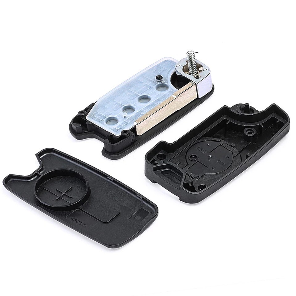 4 Button Remote Control Key Shell for Jeep with Virgin Blade Replacement