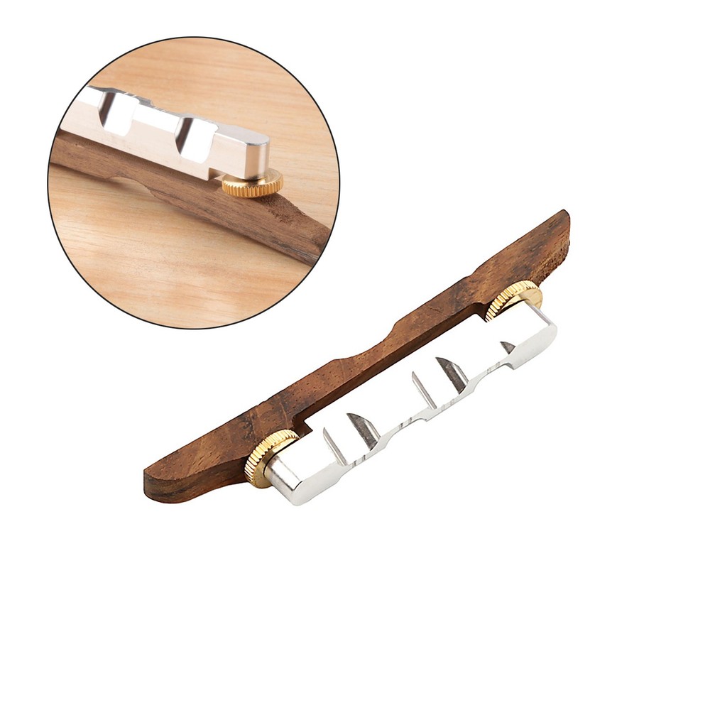 Height Adjustable Archtop Guiar String Mandolin Bridge Accessories Assembly