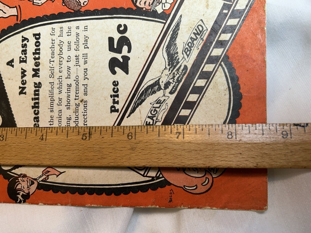 5 Minute Harmonica Course Booklet 1926 Cole Publishing