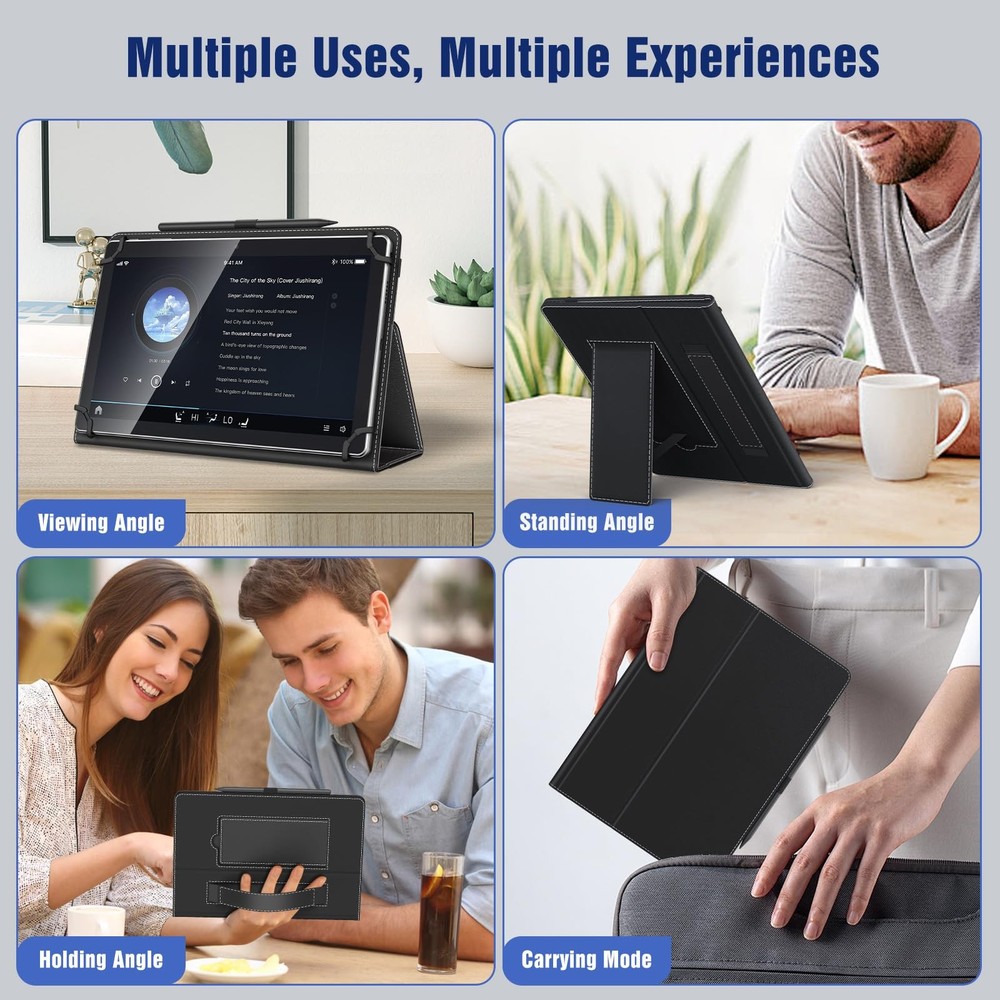TiMOVO Universal Case for 10.1 Inch Android Tablet with Pen Loop, Lightweight...