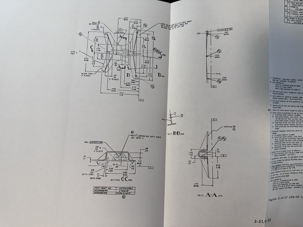 1972 General Electric CF6 Jet Fan Reverser Static Load Test Aircraft Engine Book