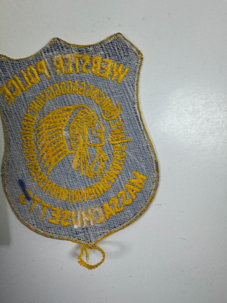 Webster Police Massachusetts MA Patch J8a