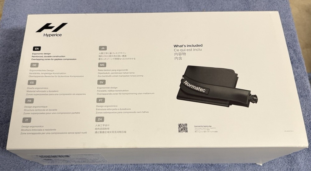 Hyperice Normatec Hip Attachment Massager Open Box Used Condition