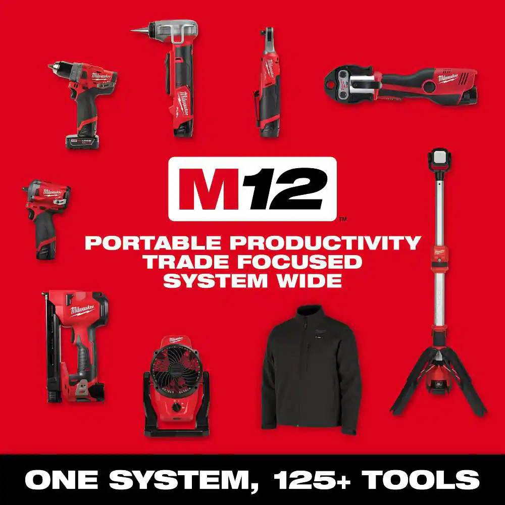 M12 12-Volt Lithium-Ion Brushless Cordless Subcompact Brushless Drill Driver Kit