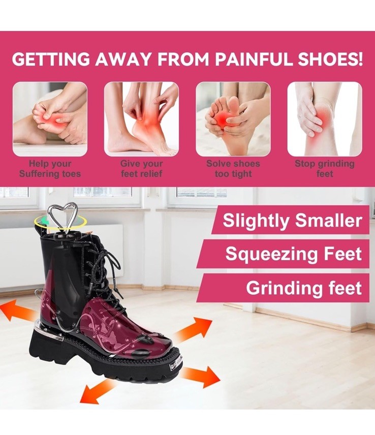 Yaalben Two Piece Shoe Stretch System Sneakers/Ankle Boot ￼