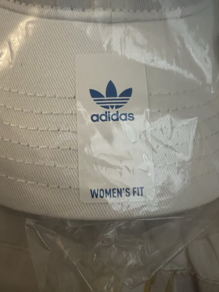 Women adidas relaxed strap back hat White