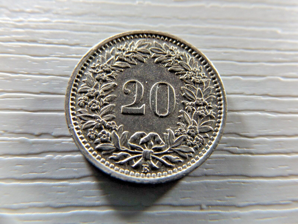 Switzerland 1956 20 Rappen