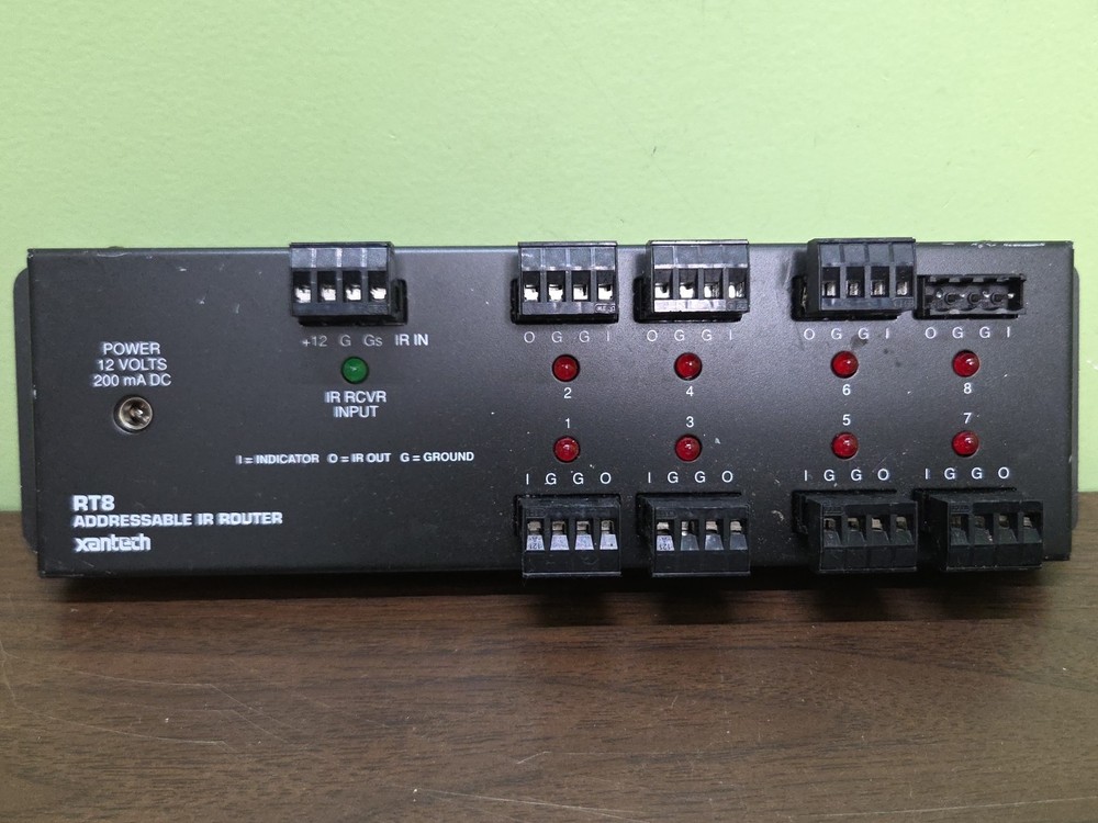 XANTECH RT8 ADDRESSABLE IR ROUTER