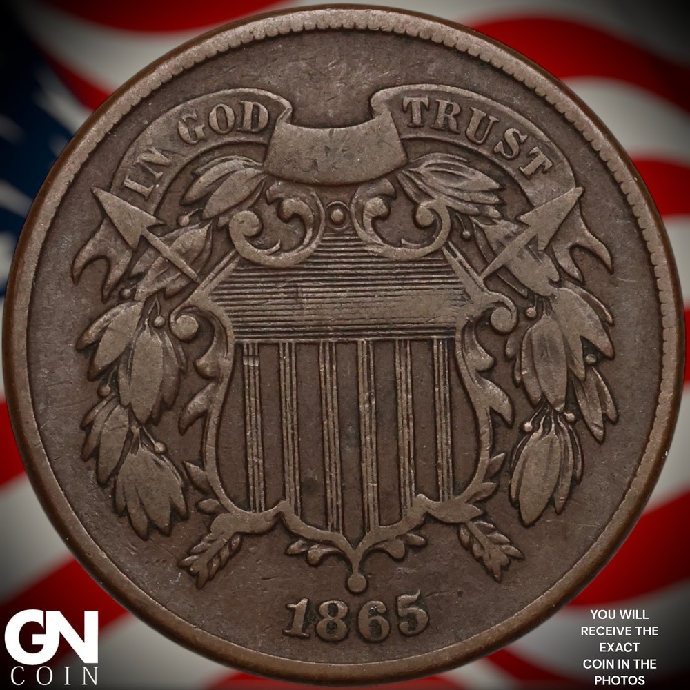 1865 2 Cent Piece B1399