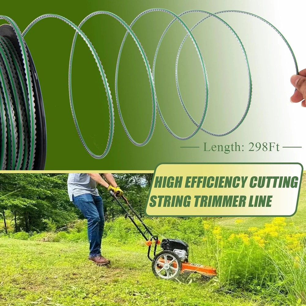 170 Trimmer Line, Heavy Duty Sawtooth Weed Wacker String .170, Weed Eat