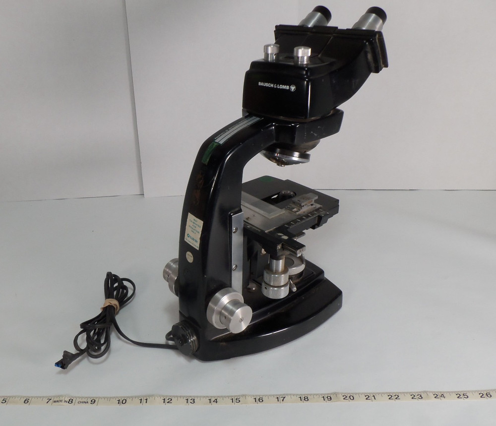Bausch & Lomb Microscope Science Lab Experiment Binocular School