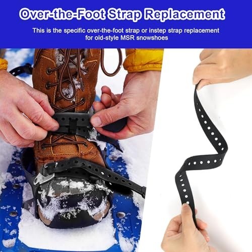 Sturdy Snowshoe Bindings Replacement Kit - Compatible with MSR Classic Straps, 6