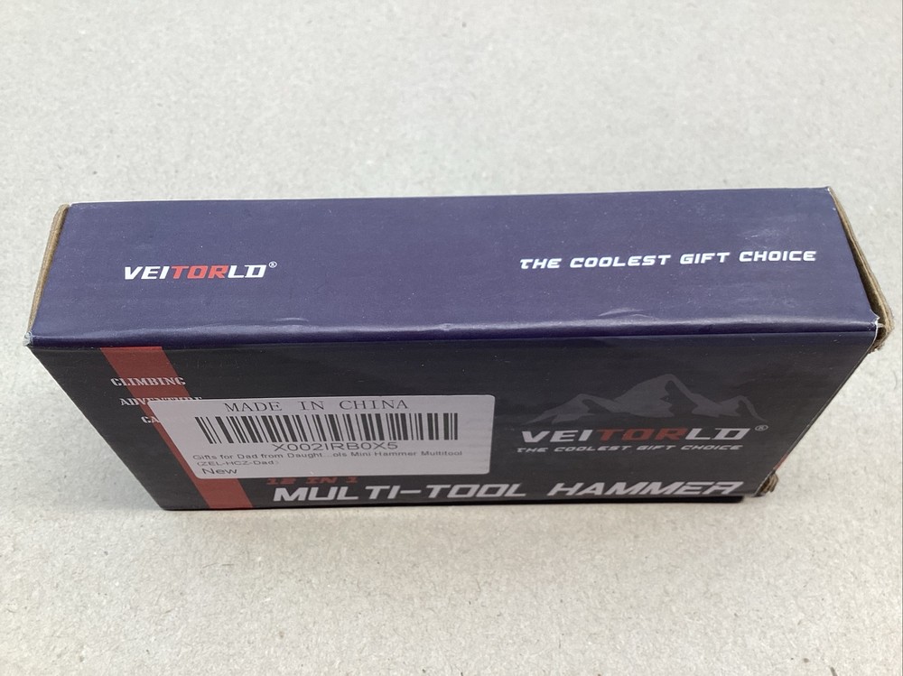 Veitorld 12 In 1 Multi-Tool Hammer For Camping And Climbing Compact 5.5 Length