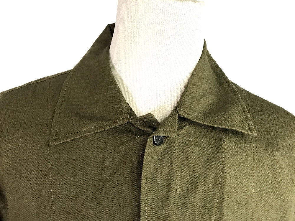 WWII US TYPE II HBT COMBAT FIELD JACKET-MEDIUM