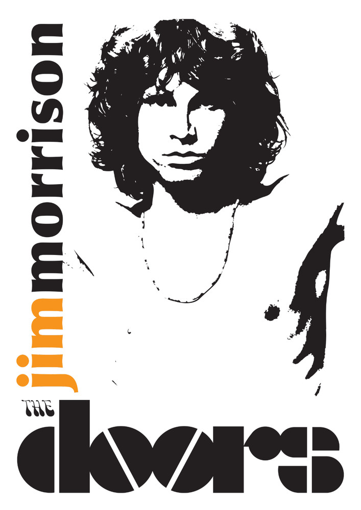 Sublimation Print Jim Morrison The Doors Ready To Press Heat Transfer