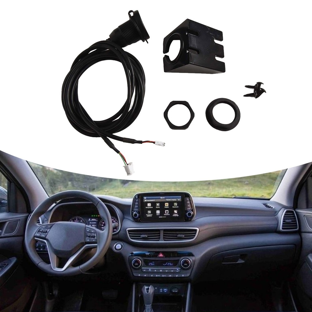 Practical Car for DASH Mount USB Port Extension Adapter 145cm Cable Length