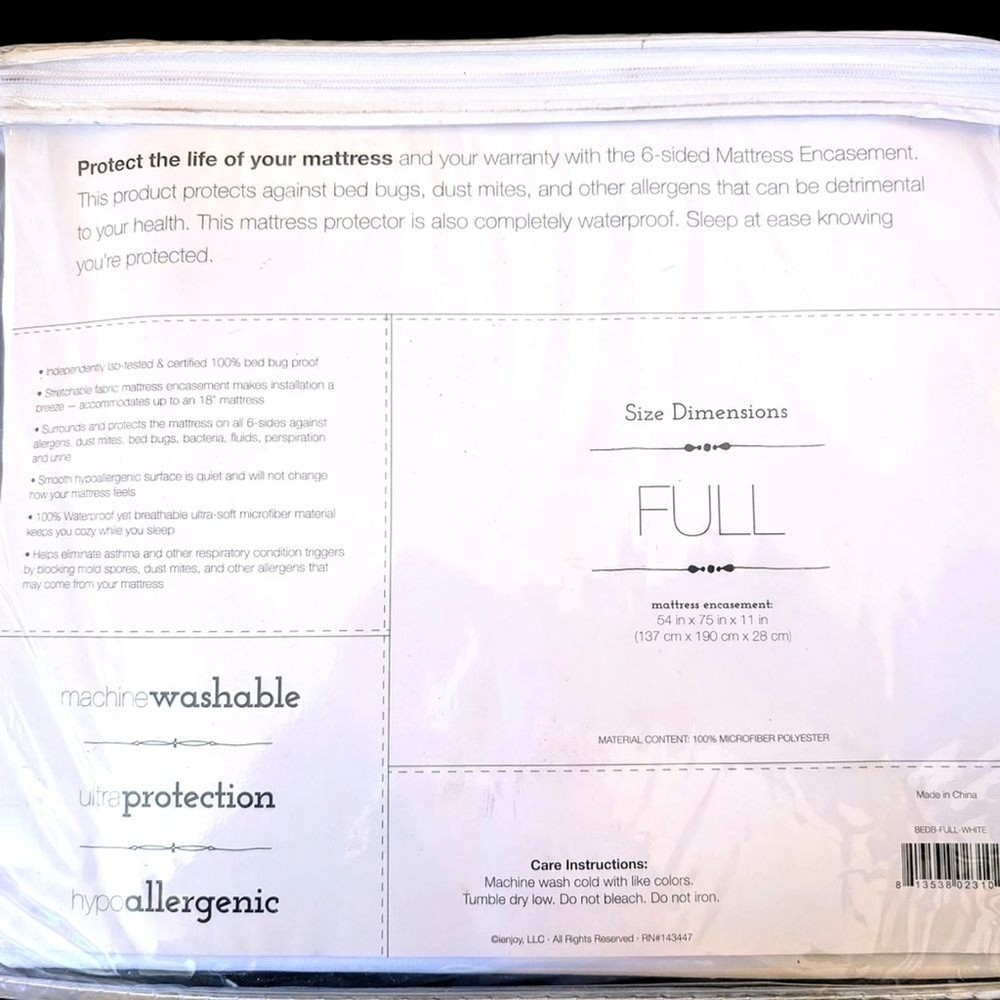Mattress Protector- Bed Bug & Liquid Proof Mattress Encasement