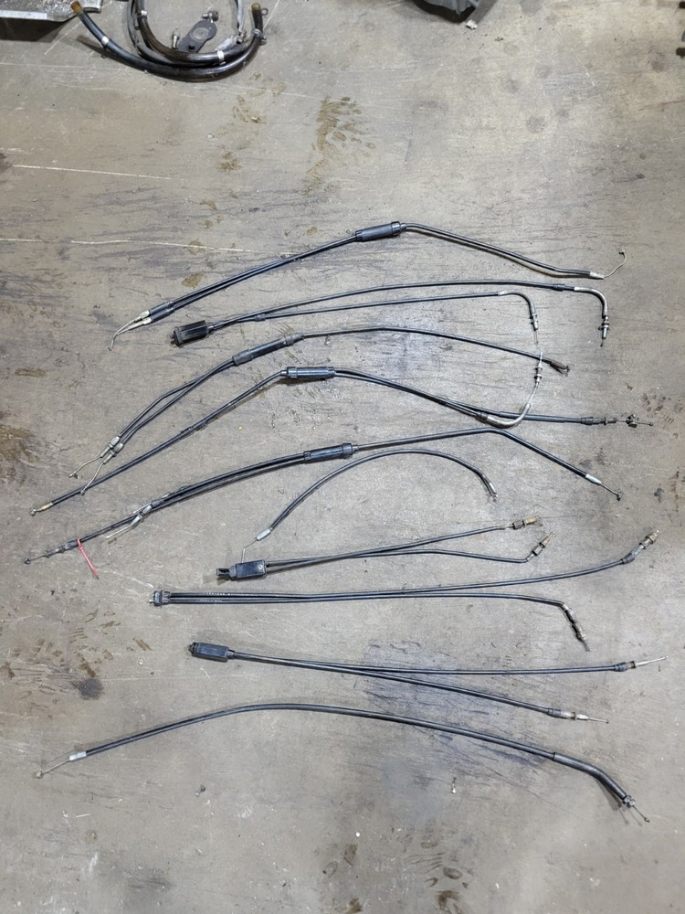 Vintage Snowmobile Throttle Choke Cable Assortment