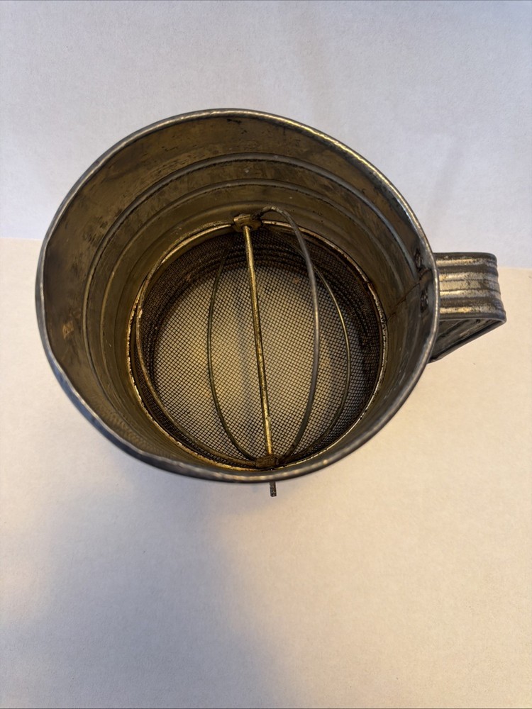 Vintage Flour Sifter Potentially Bromwell Brand Missing Knob