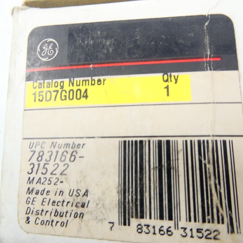 GENERAL ELECTRIC 15D7G004 NSMP