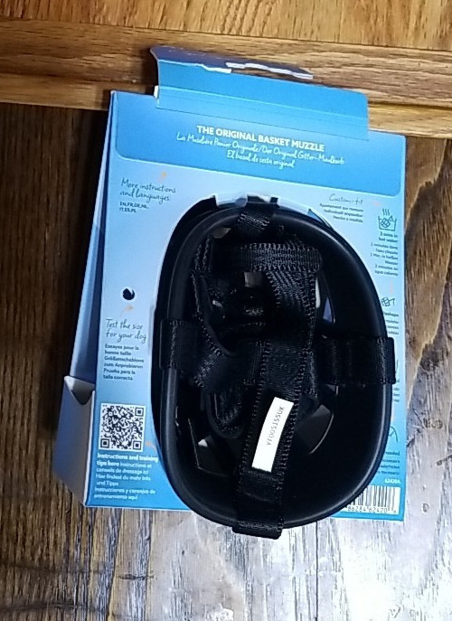Baskerville Ultra Basket Muzzle Size 4 - Black Dog Muzzle - New in Packaging