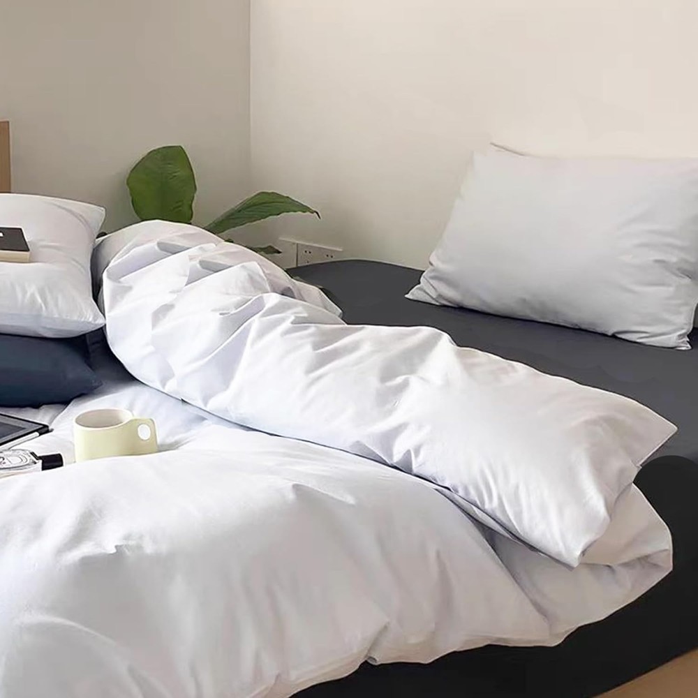 Queen Size Pillowcases Soft Brushed Microfiber Wrinkle Resistant