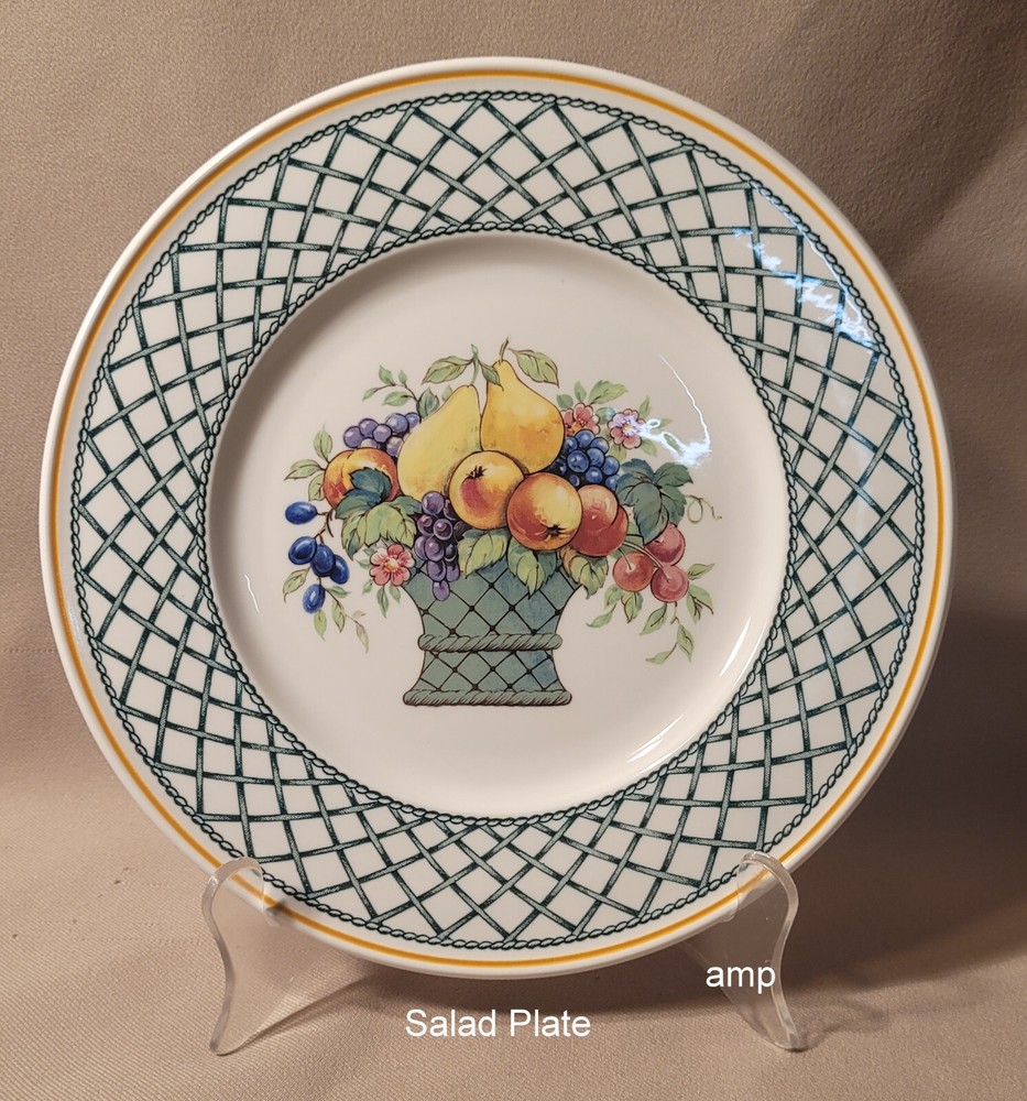 Villeroy & Boch Basket (5 Piece) Place Setting EXCELLENT!