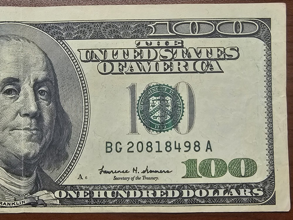 🔥 Error- Major Misalign Cut 1999 $100 AU Federal Reserve Note🔥
