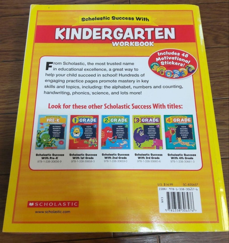 Japanese picture book Kindergarten Workbook