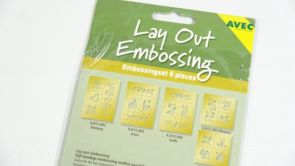 Rectangles-AVEC Embossing Stencil Template 4.015.905 - LO 6905
