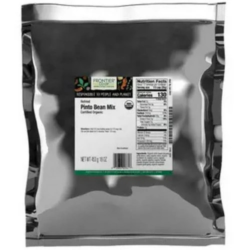 Organic Refried Pinto Beans 1 Lb By Frontier Coop