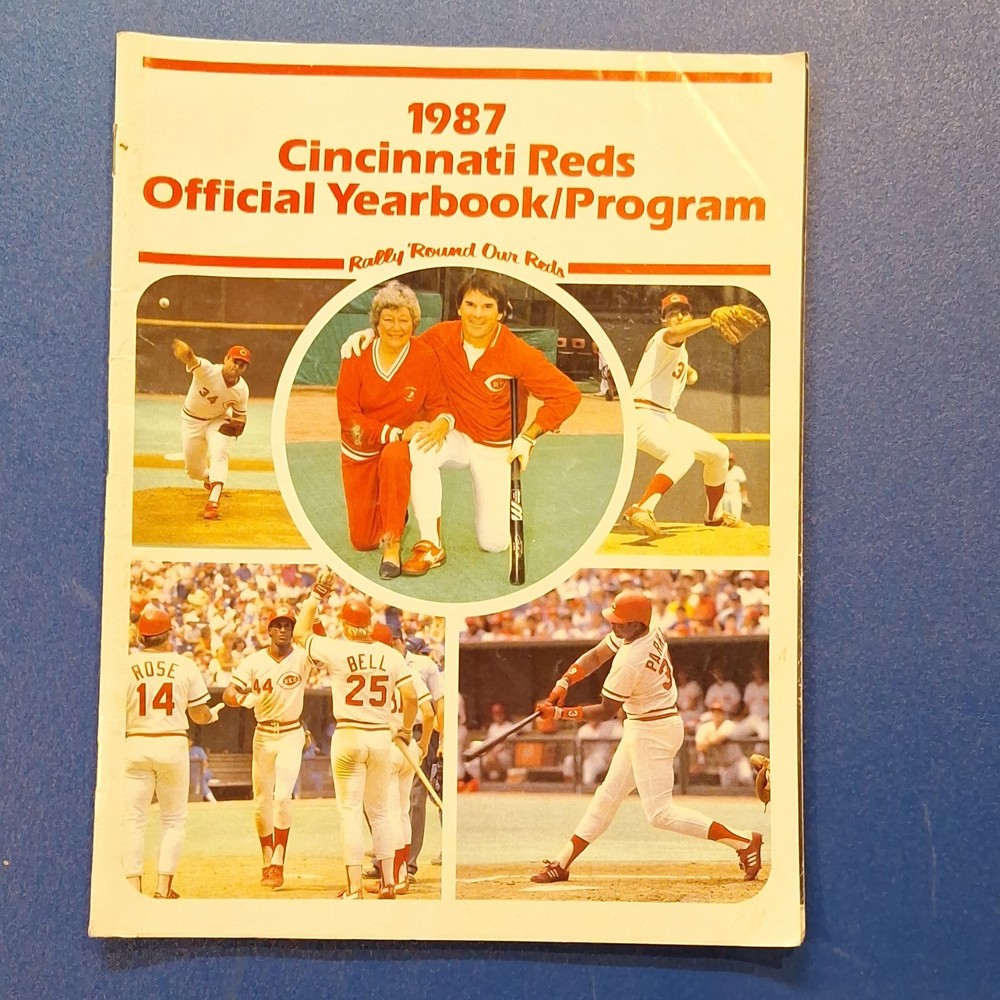 Cincinnati Reds 1987 Official Yearbook Program Original
