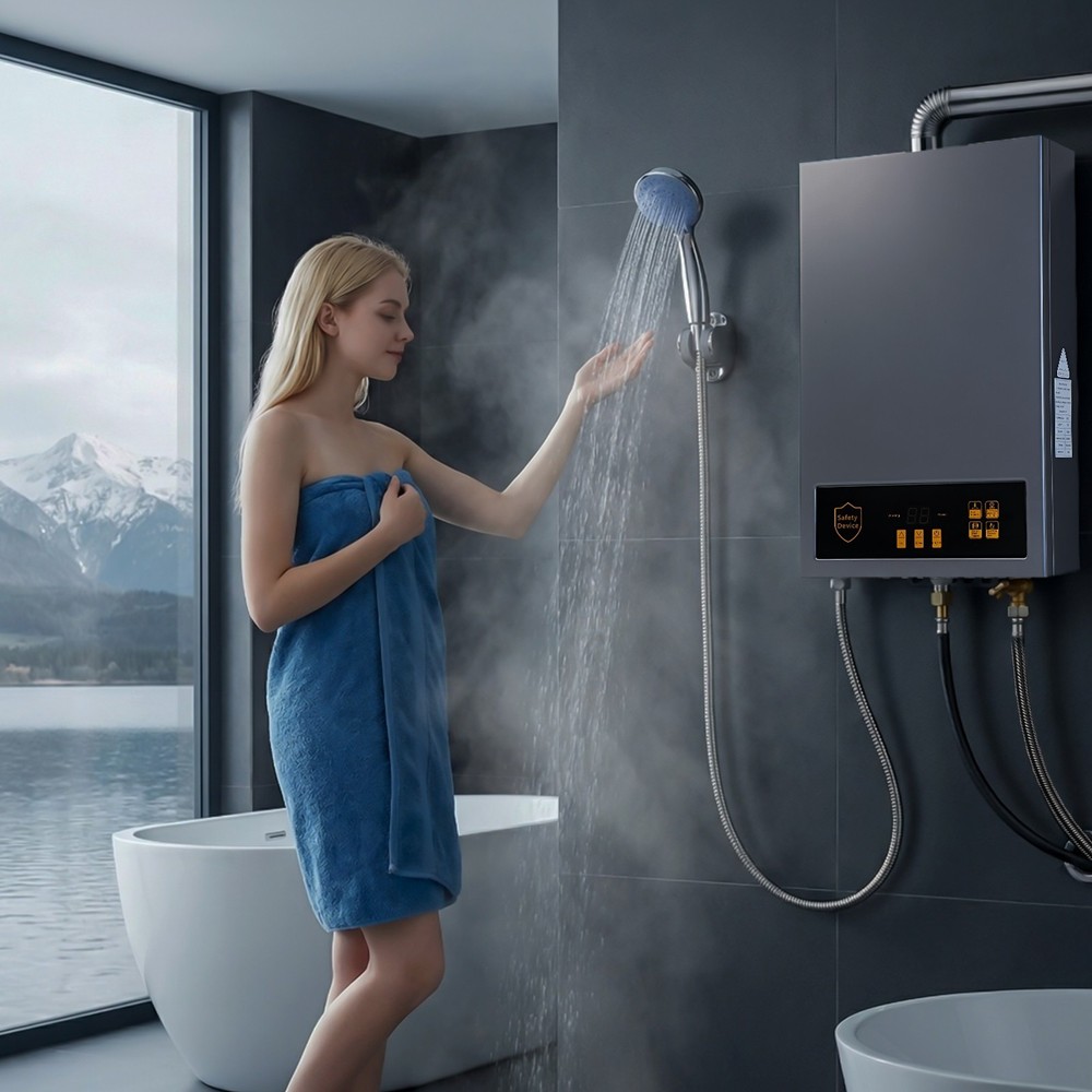 12L 3.6GPM LPG/Propane Gas Hot Water Heater Tankless On-Demand Instant Boiler