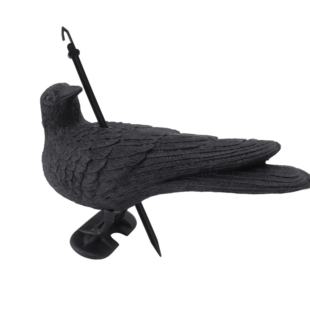 Crow Elbow Crow Statue Plastic Waterproof Crow Decoys For JY
