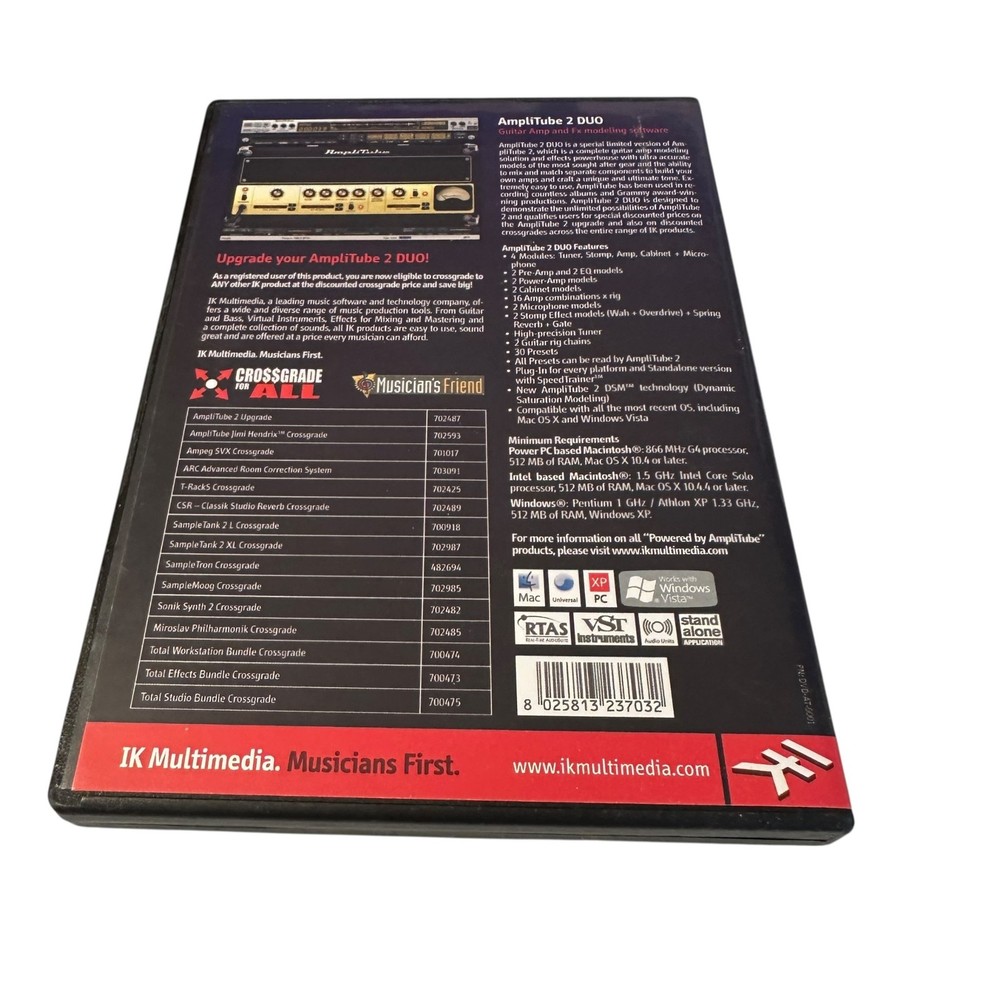 AMPLITUBE 2 Guitar Recording Software AMP MODELING & FX