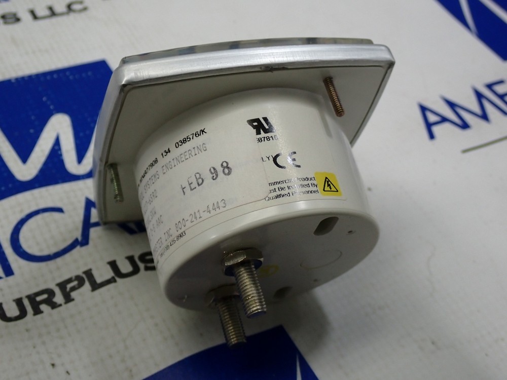 Crompton Instruments 016-02AA-LSNW Range 0-5 AAC Panel Meter