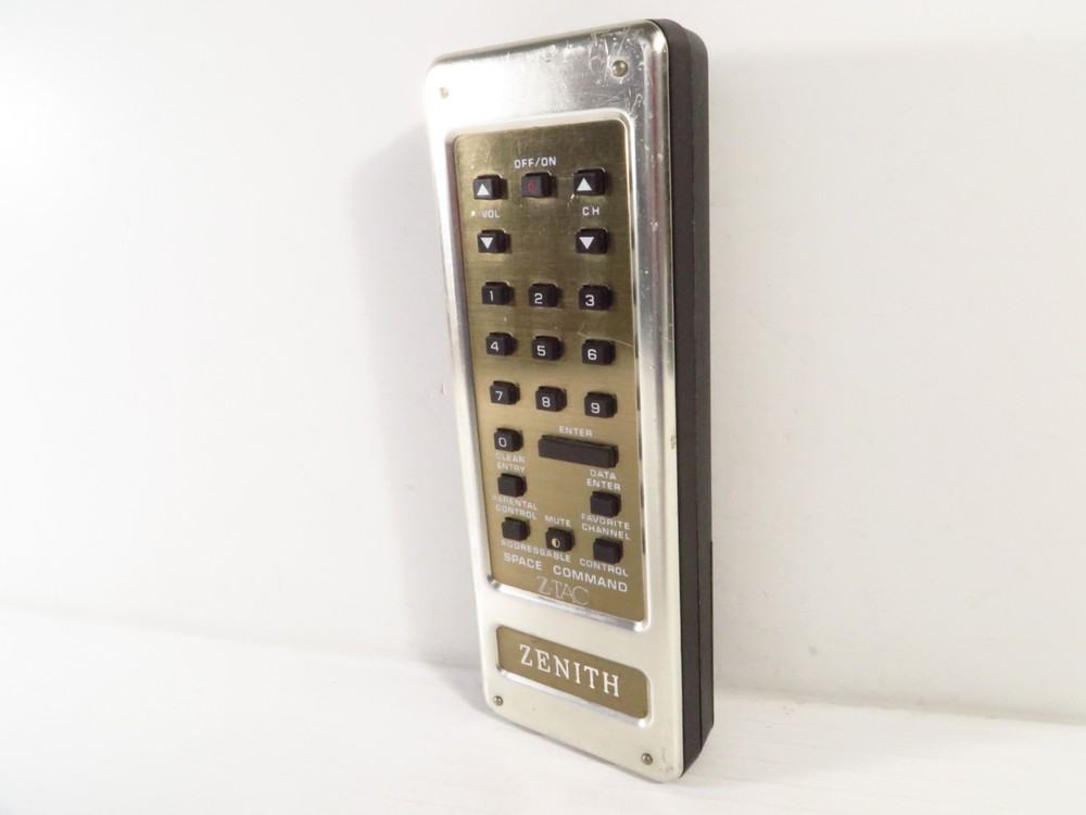 Vintage Zenith Space Command Z-TAC Remote Control 9 Volt Battery, TESTED WORKS