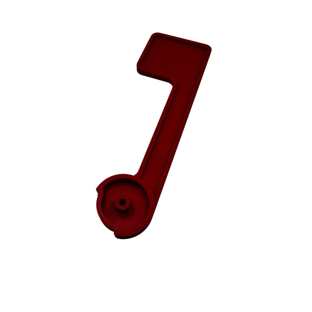 Red Flag Replacement for Rubbermaid Mailbox – Snap‑Fit, Durable Plastic